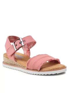 Espadryle damskie - Skechers Espadryle BOBS Desert Kiss 113541/CRL Różowy - grafika 1