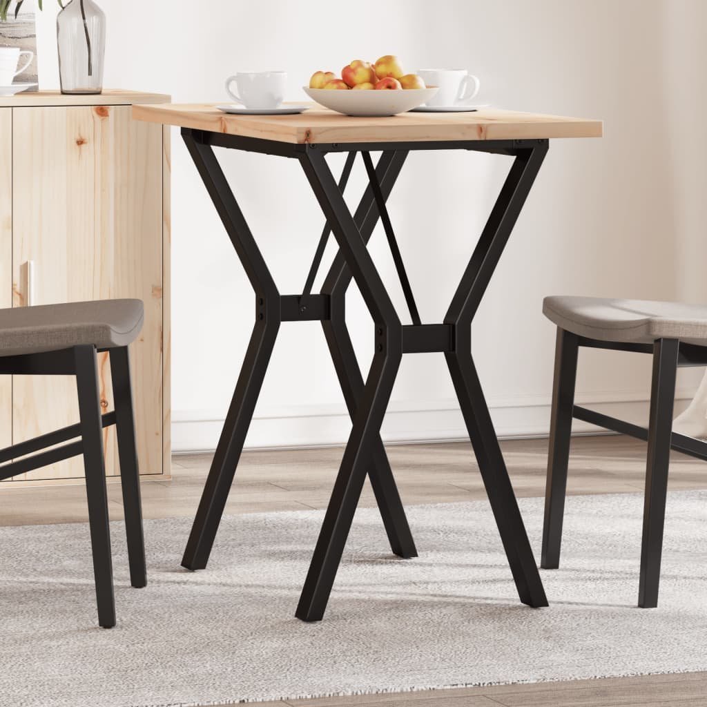 vidaXL Stół jadalniany z nogami w kształcie litery Y, 80x50x75,5 cm