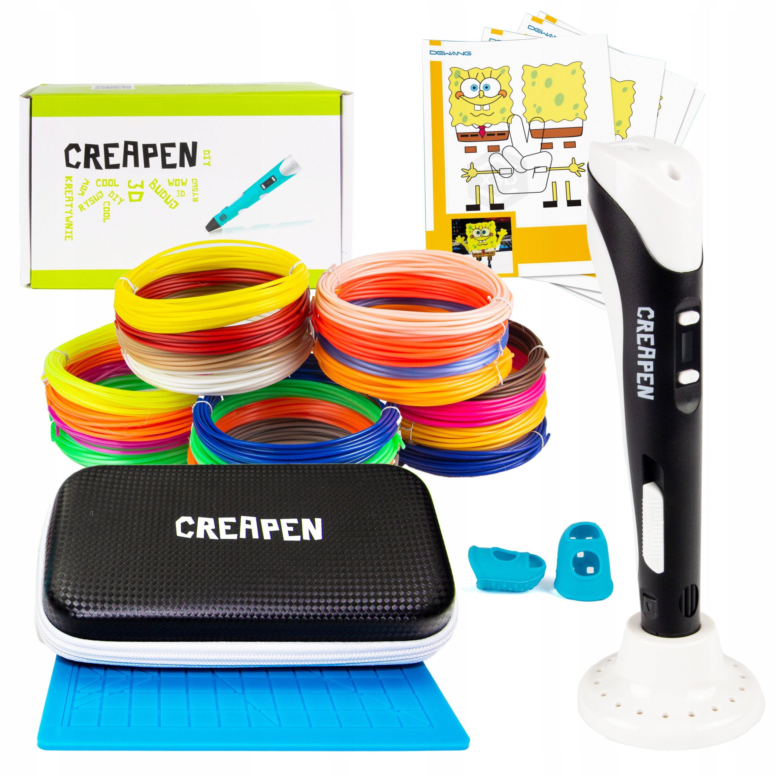 Długopis Pisak 3D Pen Creapen Czarny 100m Wkładów
