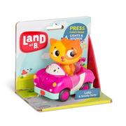 Samochody i pojazdy dla dzieci - B. Toys, autko miękkie sensoryczne z Kotkiem - miniaturka - grafika 1