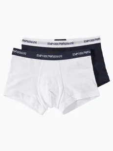 Emporio Armani Obcisłe bokserki pakowane po 2 szt. Mężczyźni Bawełna niebieski jednolity, S - Majtki damskie - miniaturka - grafika 1