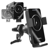 Uchwyty samochodowe do telefonów - Xblitz Rotacyjny Automatyczny Uchwyt Samochodowy Z Funkcją Bezprzewodowego Ładowania Qi GX4 - miniaturka - grafika 1