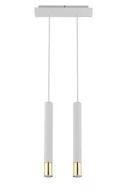 Lampy sufitowe - Sigma Sopel Grand lampa wisząca 2-punktowa biała/złota 33387 - miniaturka - grafika 1