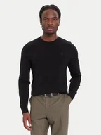 Swetry męskie - Calvin Klein Sweter LV04LB305G Czarny Regular Fit - miniaturka - grafika 1