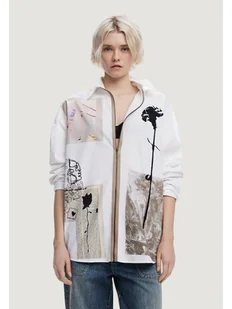 Desigual Koszula Recortes 25SWCW23 Biały Relaxed Fit - Koszule damskie - miniaturka - grafika 1