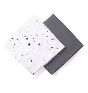BABYONO Babyono otulacze z muślinu bambusowego x 2 szt dwupak 537/02 - Gryzaki dla dzieci - miniaturka - grafika 2