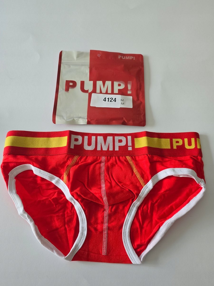 Męska bielizna, slipy marki PUMP rozmiar M, nowe majtki (4124)