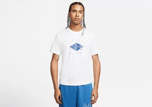 Nike Air Jordan Flight Essential Crew Tee White - Koszulki męskie - miniaturka - grafika 1