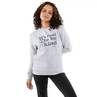 Bluzy damskie - Disney Mickey Kind Damska bluza z kapturem, Szary, 36 - miniaturka - grafika 1