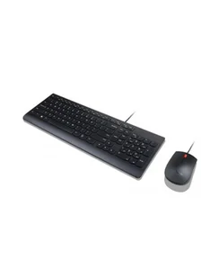 Lenovo Klawiatura Wired Keyboard and Mouse Norwegian - Klawiatury - miniaturka - grafika 1