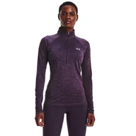 Koszulki sportowe damskie - Koszulka damska Under Armour NEW TECH 1/2 ZIP - TWIST - miniaturka - grafika 1