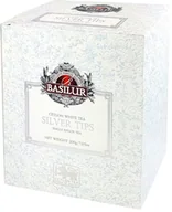 Herbata - Basilur WHITE TEA LEAF TEA SILVER TIPS biała herbata CEJLOŃSKA ekspozytor LUKSUSOWA – 200 g - miniaturka - grafika 1