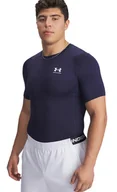 Koszulki męskie - Koszulka męska UNDER ARMOUR granatowa HeatGear® - miniaturka - grafika 1