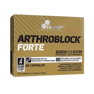 OLIMP Arthroblock Forte Sport Edition 60 kaps - Witaminy i minerały dla sportowców - miniaturka - grafika 1