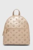 Plecaki - Liu Jo plecak damski kolor beżowy mały wzorzysty - miniaturka - grafika 1