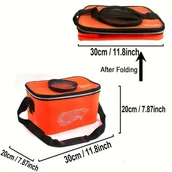 Inne - TEMU Przenośna torba wędkarska EVA - Przestrzeń i składana, nie wymaga pompki, idealna do kempingu i wędkarzy, bezpieczna do kontaktu z żywnością, - miniaturka - grafika 1