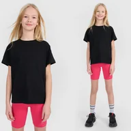 Koszulki dla dziewczynek - Koszulka Dziewczęca 4F T-shirt Czarny 4FJWMM00TTSHF2332 Czarny 152 - miniaturka - grafika 1