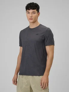 4F Koszulka treningowa regular szybkoschnąca męska - szara XXL - Koszulki sportowe męskie 4F Koszulka treningowa regular szybkoschnąca męska - szara XXL - Koszulki sportowe męskie - miniaturka - grafika 1