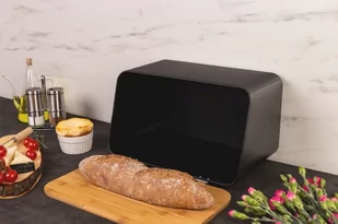 5five Simple Smart Nowoczesny chlebak z klapą pojemnik na chleb z pokrywą 2 w 1 B07VMMWS7Y - Chlebaki - miniaturka - grafika 1