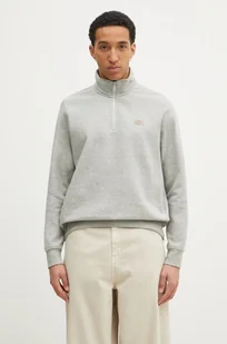 Dickies bluza Oakport Quarter Zip Heather Grey męska kolor szary melanżowa DK0A4XD4HG01 - Bluzy męskie - miniaturka - grafika 1