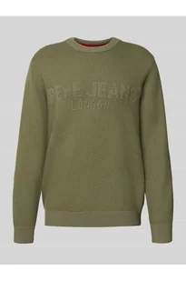 Sweter z dzianiny o kroju regular fit z mieszanki wiskozy i bawełny model PHINEAS - Pepe Jeans - Swetry męskie - miniaturka - grafika 1