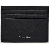 Etui na dokumenty i karty - Calvin Klein Skórzane etui na karty - miniaturka - grafika 1