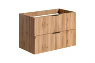 Szafki łazienkowe - Szafka pod umywalkę NIRVANA kolor naturalny brąz hakano - BATHROOM/BTCABINET/COM/NIRVANA/OAK/80 - miniaturka - grafika 1