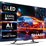 Telewizory - SHARP 50HR8765E 50" QLED 4K 144Hz VRR Google TV - miniaturka - grafika 1