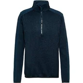 Bluzy męskie - CMP męska bluza polarowa z dzianiny 39h0757 niebieski Inchiostro 48 - miniaturka - grafika 1