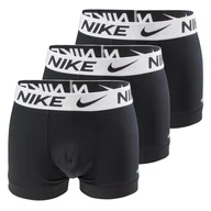 Majtki męskie - Męskie Bokserki NIKE TRUNK 3PK 0000KE11565I4 – Czarny - miniaturka - grafika 1