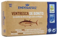Konserwy i dania rybne - EMPERATRIZ Tuńczyk biały filety brzuszne (ventresca) w BIO oliwie z oliwek extra virgin 115 g (80 g) - miniaturka - grafika 1