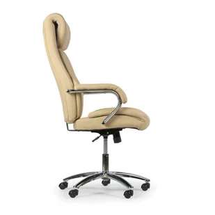 Fotel biurowy, krzesło biurowe B2B Partner Skórzany fotel biurowy Nexus, 1+1 GRATIS, beżowy 412170 - Fotele i krzesła biurowe - miniaturka - grafika 3