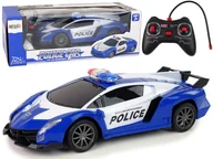 Zabawki zdalnie sterowane - Auto Wyścigowe Policja R/C Zdalnie Sterowane Policyjne + Akumulator - miniaturka - grafika 1