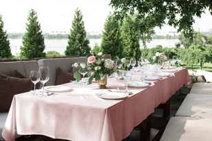 Obrus 140x200 Plamoodporny Klasyczny Elegant Pudrowy Róż - Obrusy i serwetki - miniaturka - grafika 12