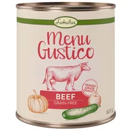 Mokra karma dla psów - Lukullus Menu Gustico 6 x 800 g   - Wołowina z dynią, jabłkiem i oregano - miniaturka - grafika 1