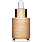 Podkłady do twarzy - Clarins Skin Illusion Natural Hydrating Foundation SPF 15 106 Vanilla Podkład 30ml - miniaturka - grafika 1