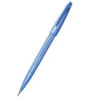 Akcesoria kreślarskie - PENTEL Pisak do kaligrafii PENTEL SES15 błękitny PIP.132 - miniaturka - grafika 1