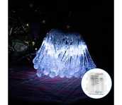 Lampy ogrodowe - Aigostar - Zewnętrzny łańcuch dekoracyjny LED 50xLED/8 funkcji 5,3m IP44 zimna biel - miniaturka - grafika 1