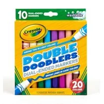 Crayola Markery dwustronne 10 sztuk - Przybory szkolne - miniaturka - grafika 1