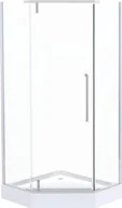 Kabiny prysznicowe - Savana Kabina prysznicowa narożna pięciokątna 90x90x205cm - miniaturka - grafika 1