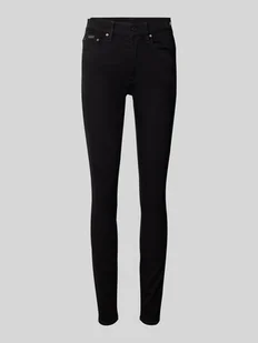 Jeansy o kroju skinny fit z 5 kieszeniami - Spodnie damskie - miniaturka - grafika 1
