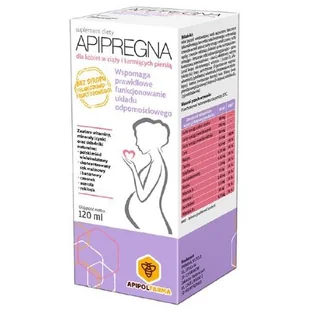 Farmina SP. Z O.O. Apipregna płyn 120 ml 4070361 - Witaminy i minerały - miniaturka - grafika 1