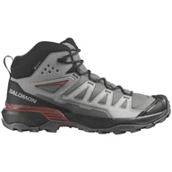 Buty trekkingowe męskie - Buty męskie Salomon X Ultra 360 Mid Gore-Tex Rozmiar butów (UE): 47 1/3 / Kolor: szary - miniaturka - grafika 1