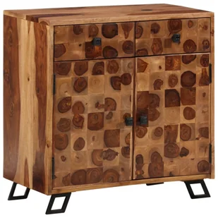 vidaXL Kredens z litego drewna sheesham, 65 x 35 cm vidaXL - Kredensy - miniaturka - grafika 1