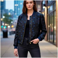 Kurtki damskie - TOMMY HILFIGER NOWA Damska Kurtka Bomberka Gwiazdy SABA 488| r.34 XS - miniaturka - grafika 1