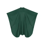 Peleryny fryzjerskie - Fox Earth Colors, peleryna fryzjerska z silikonowym kołnierzem, zielony - miniaturka - grafika 1