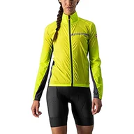 Kurtki damskie - CASTELLI 4521529-032 SQUADRA ST. W JKT kurtka damska żółta fluorescencyjna/ciemnoszara XS - miniaturka - grafika 1