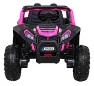 Pojazdy elektryczne dla dzieci - Buggy UTV 2000M Racing Auto na akumulator Różowy + MP3 Dźwięki Światła + Pilot + Wolny Start - miniaturka - grafika 1