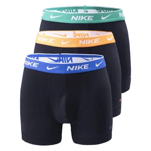 Męskie Bokserki NIKE TRUNK 3PK 0000KE1008LBE – Czarny - Majtki męskie - miniaturka - grafika 1
