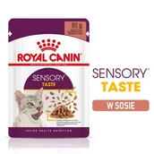 Mokra karma dla kotów - ROYAL CANIN Sensory Taste w sosie dla wybrednych kotów 12x85 g - miniaturka - grafika 1